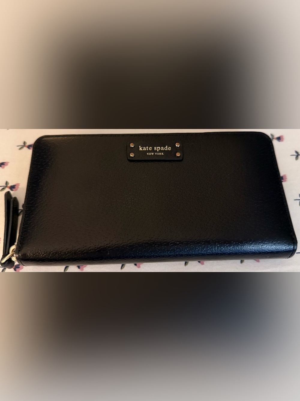 Kate Spade Jeanne Large Long Continental Wallet – Black – Style WLRU5586 – GUC